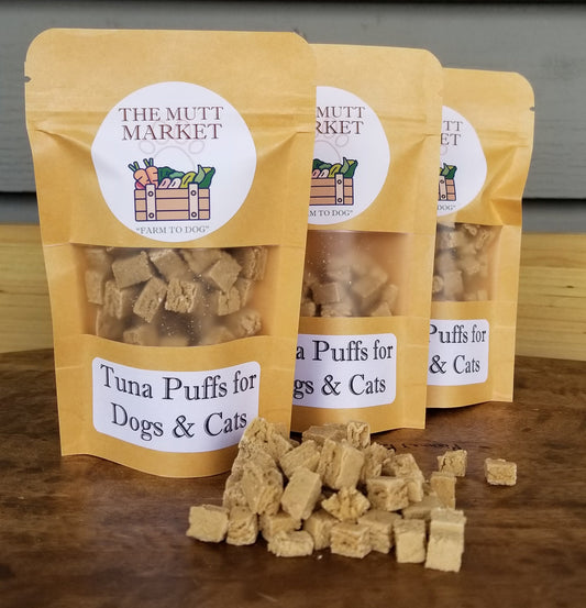 Baked Tuna Puffs for Dogs & Cats