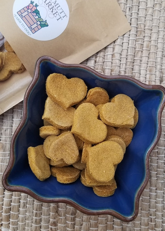 Baked Pumpkin Apple Dog treats